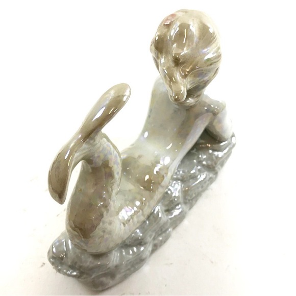 Vintage Lusterware• 1940’s Iridescent Mermaid• Ceramic - Picture 3 of 6